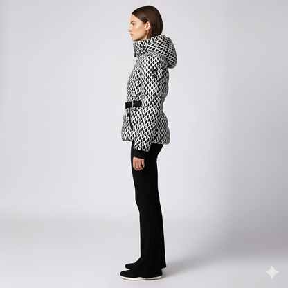 Averna | FrostLine Outerwear - Stylish Women’s Cotton Jacket with Waist Detail