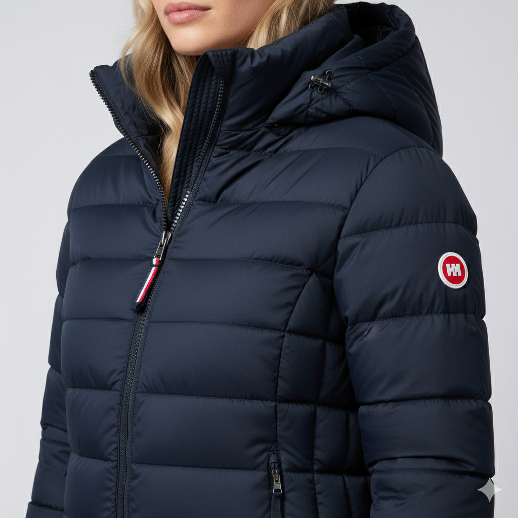 Laiza | Puffer Jacket - Hooded Full-Zip Winter Outerwear for Women