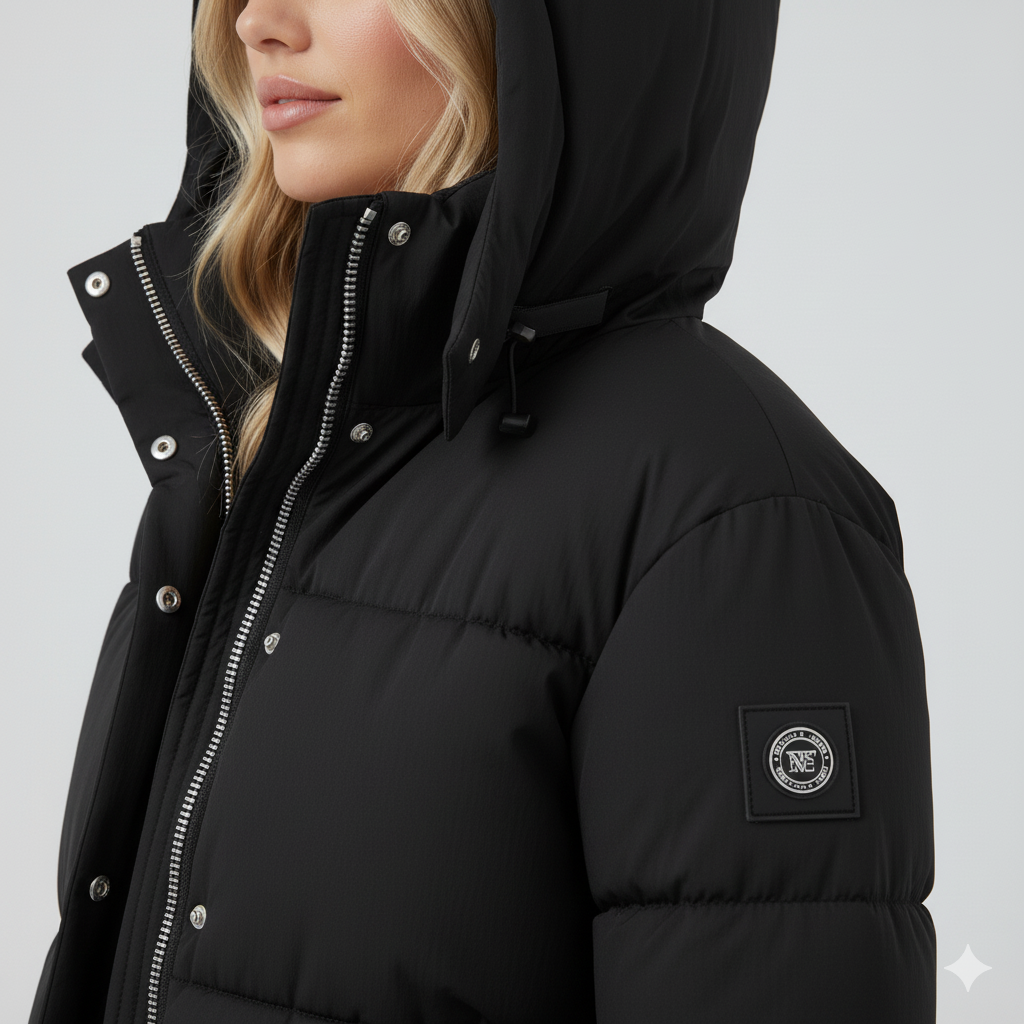 Chloe | Puffer Jacket - Hooded Thick Quilted Winter Outerwear for Women