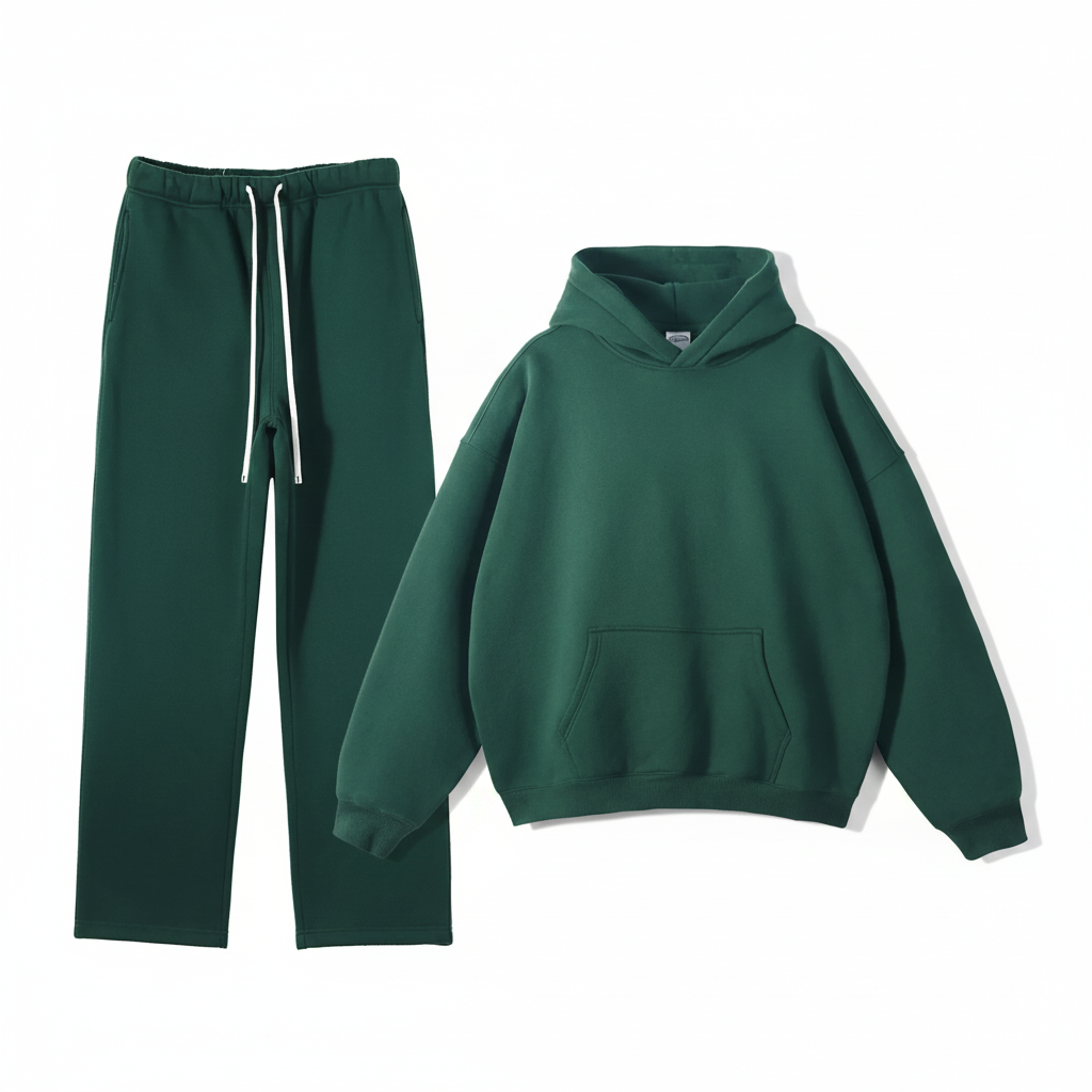 Soft Men's Fleece Hoodie & Loose Fit Sweatpants