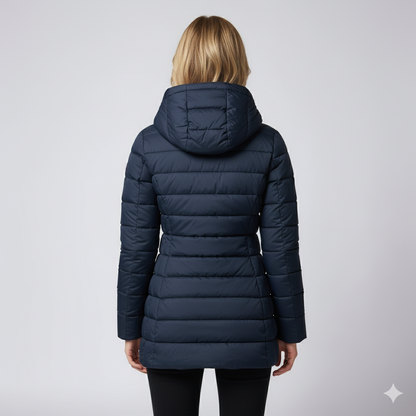 Laiza | Puffer Jacket - Hooded Full-Zip Winter Outerwear for Women