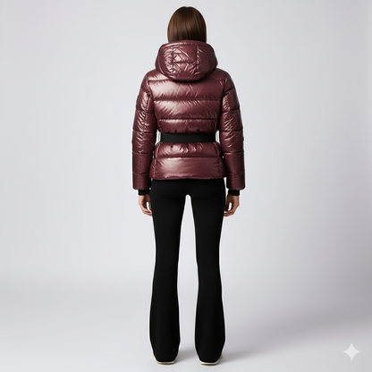 Averna | FrostLine Outerwear - Stylish Women’s Cotton Jacket with Waist Detail