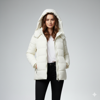 Aliyah | Puffer Parka - Hooded Quilted Winter Outerwear for Women