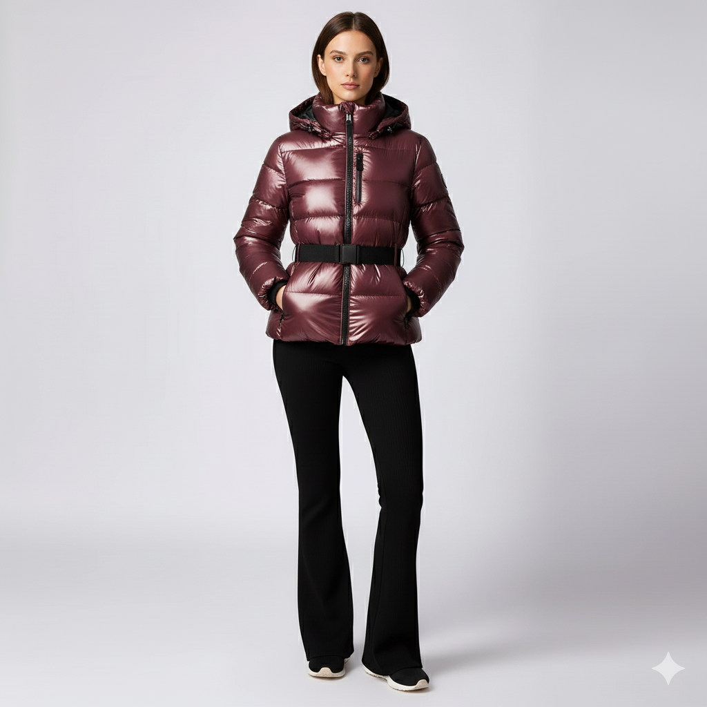 Averna | FrostLine Outerwear - Stylish Women’s Cotton Jacket with Waist Detail
