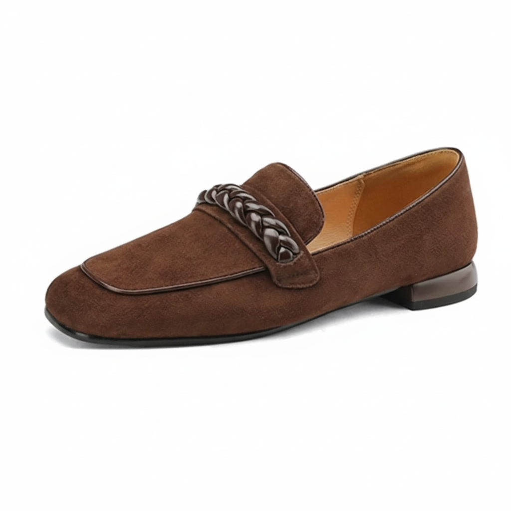 Authentic Leather Flat Women's Loafers