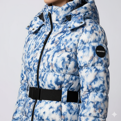 Averna | FrostLine Outerwear - Stylish Women’s Cotton Jacket with Waist Detail
