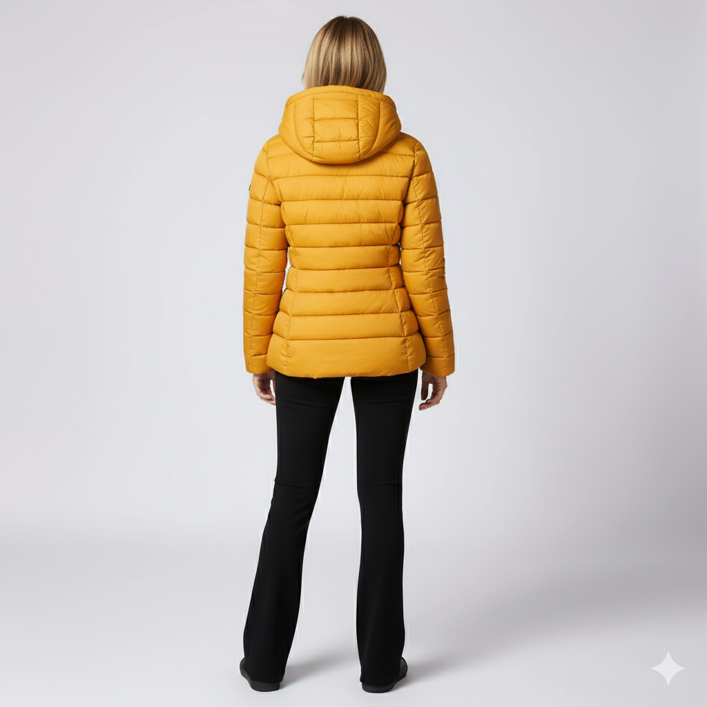 Laiza | Puffer Jacket - Hooded Full-Zip Winter Outerwear for Women