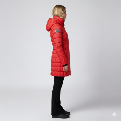 Laiza | Puffer Jacket - Hooded Full-Zip Winter Outerwear for Women