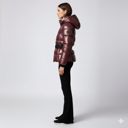 Averna | FrostLine Outerwear - Stylish Women’s Cotton Jacket with Waist Detail
