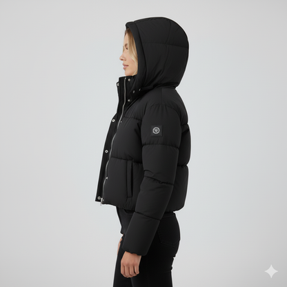 Chloe | Puffer Jacket - Hooded Thick Quilted Winter Outerwear for Women