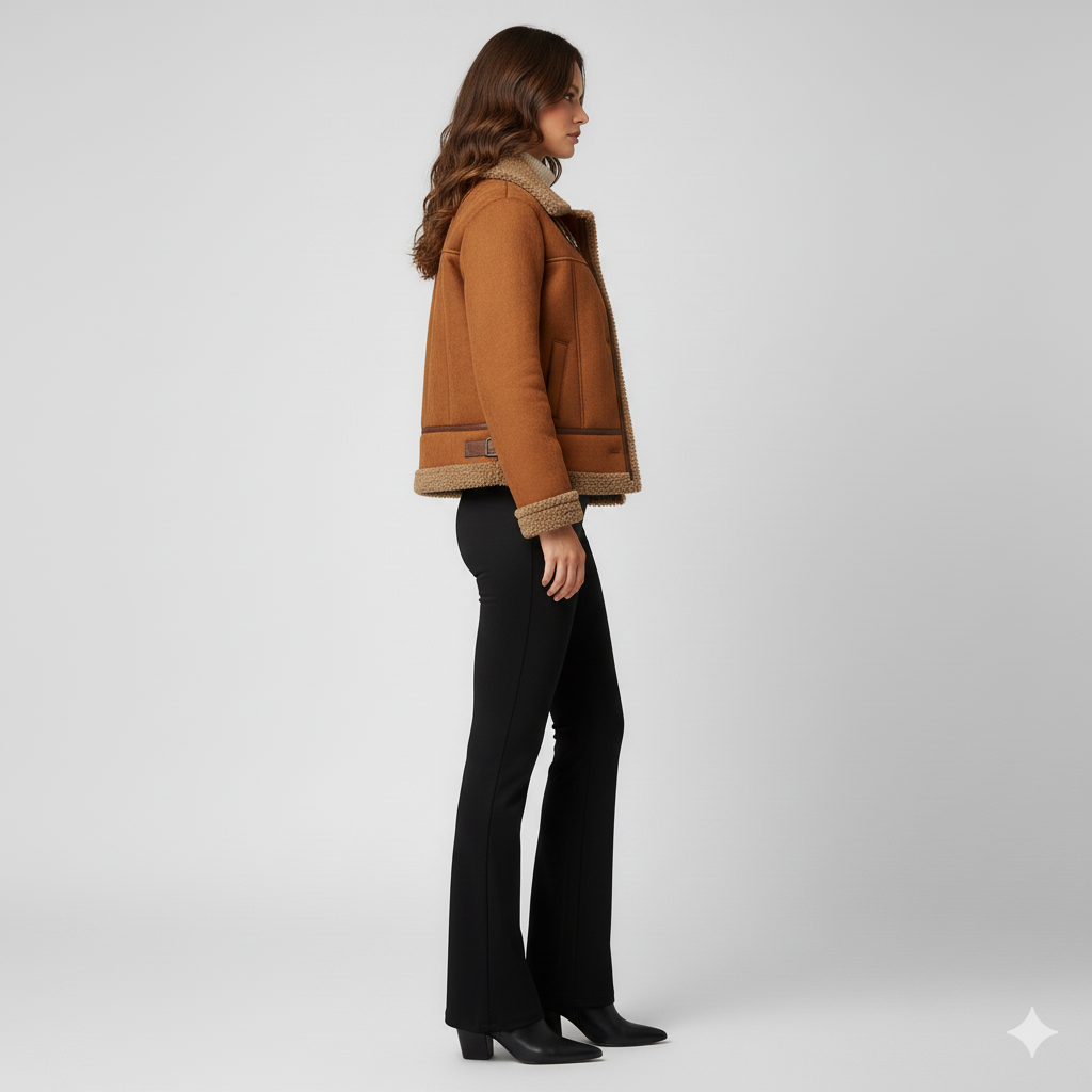 Phoebe | Autumn Jacket - Button-Up Outerwear with Soft Inner Lining for Women