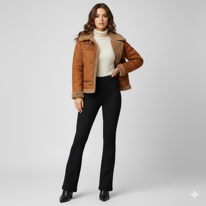 Phoebe | Autumn Jacket - Button-Up Outerwear with Soft Inner Lining for Women