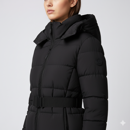 Averna | FrostLine Outerwear - Stylish Women’s Cotton Jacket with Waist Detail
