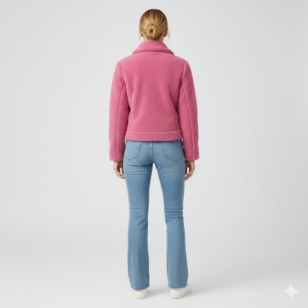 Lynette | Quilted Jacket - Soft-Sleeve Autumn Zip-Up Outerwear for Women