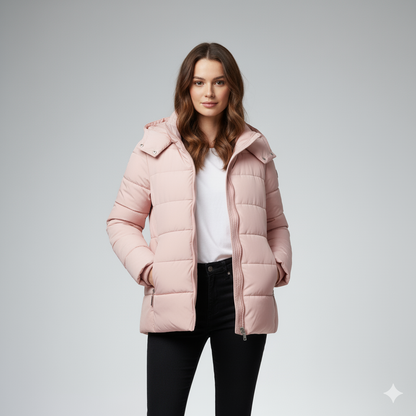 Aliyah | Puffer Parka - Hooded Quilted Winter Outerwear for Women