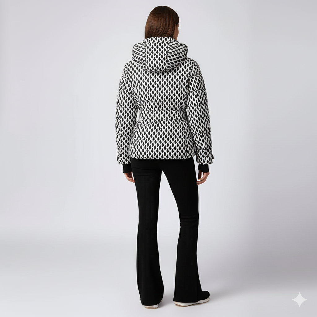 Averna | FrostLine Outerwear - Stylish Women’s Cotton Jacket with Waist Detail