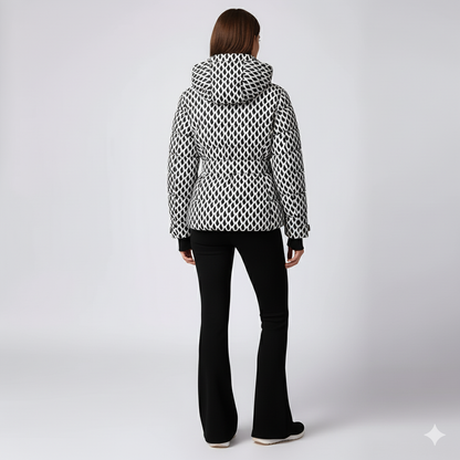Averna | FrostLine Outerwear - Stylish Women’s Cotton Jacket with Waist Detail