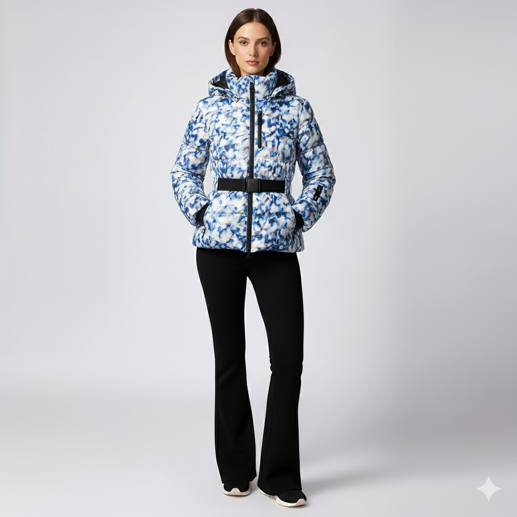 Averna | FrostLine Outerwear - Stylish Women’s Cotton Jacket with Waist Detail