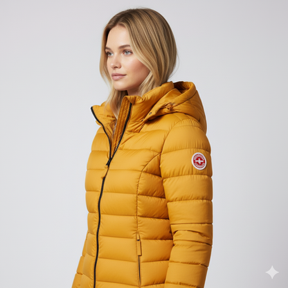 Laiza | Puffer Jacket - Hooded Full-Zip Winter Outerwear for Women