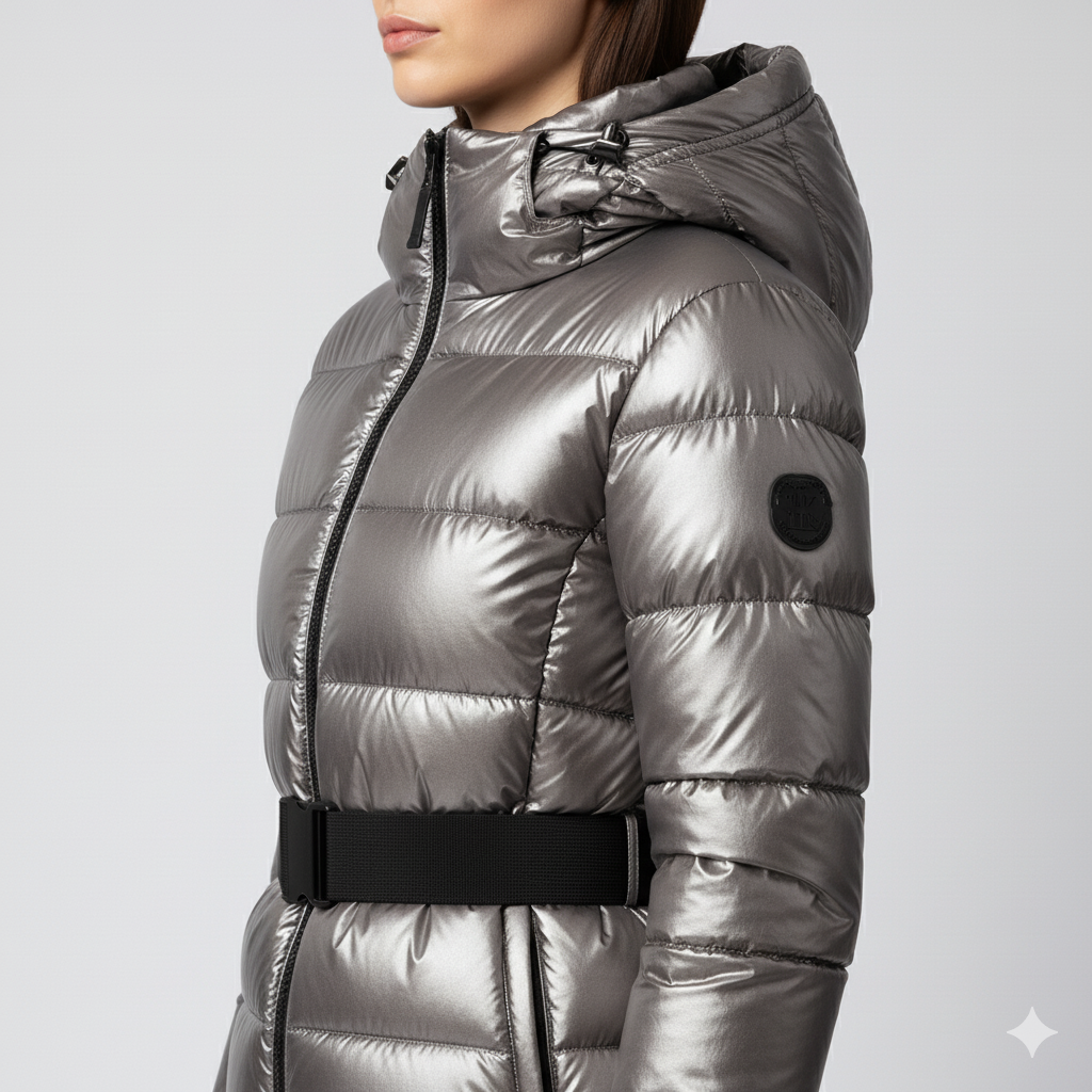 Averna | FrostLine Outerwear - Stylish Women’s Cotton Jacket with Waist Detail