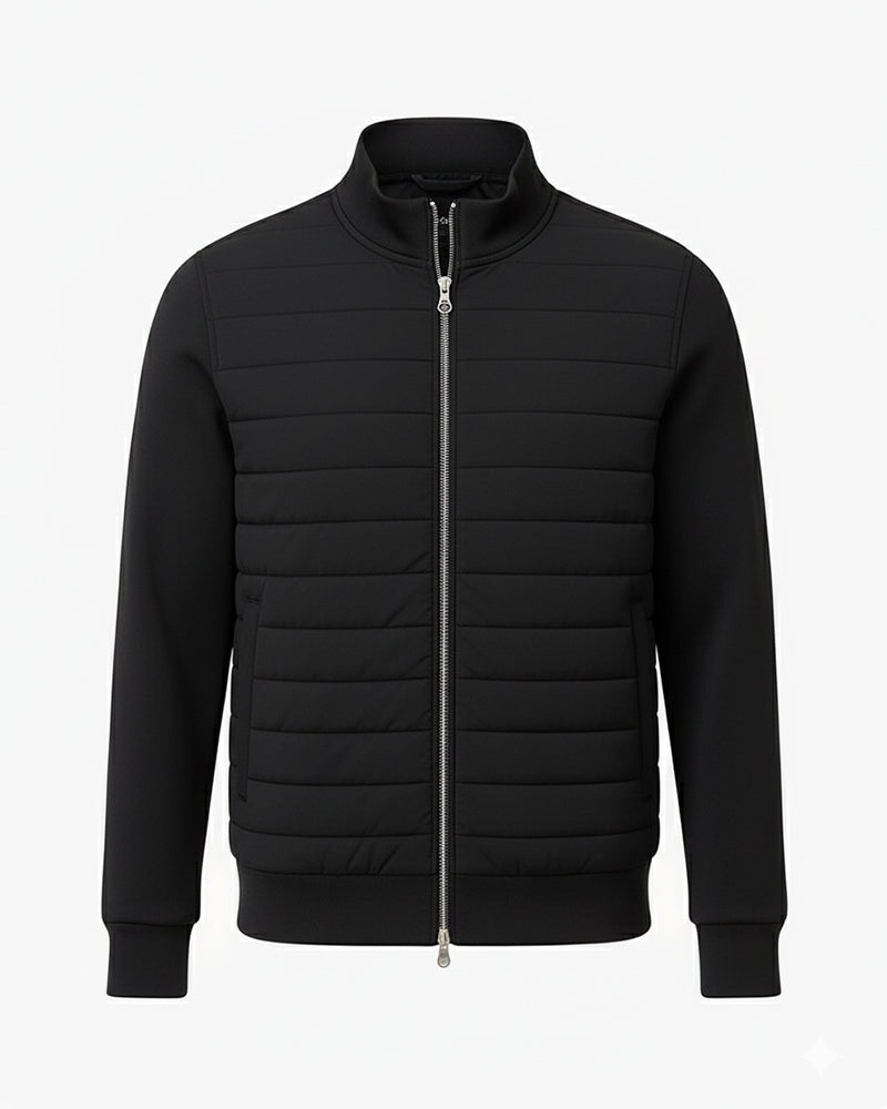 Slim Insulated Tech Coat – Breathable, Warm & Water Resistant - BritishElegance