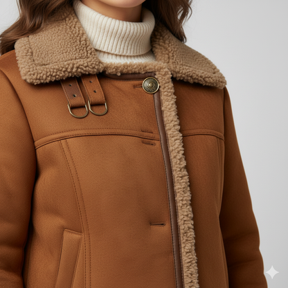 Phoebe | Autumn Jacket - Button-Up Outerwear with Soft Inner Lining for Women
