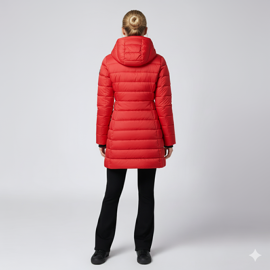 Laiza | Puffer Jacket - Hooded Full-Zip Winter Outerwear for Women