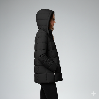 Aliyah | Puffer Parka - Hooded Quilted Winter Outerwear for Women