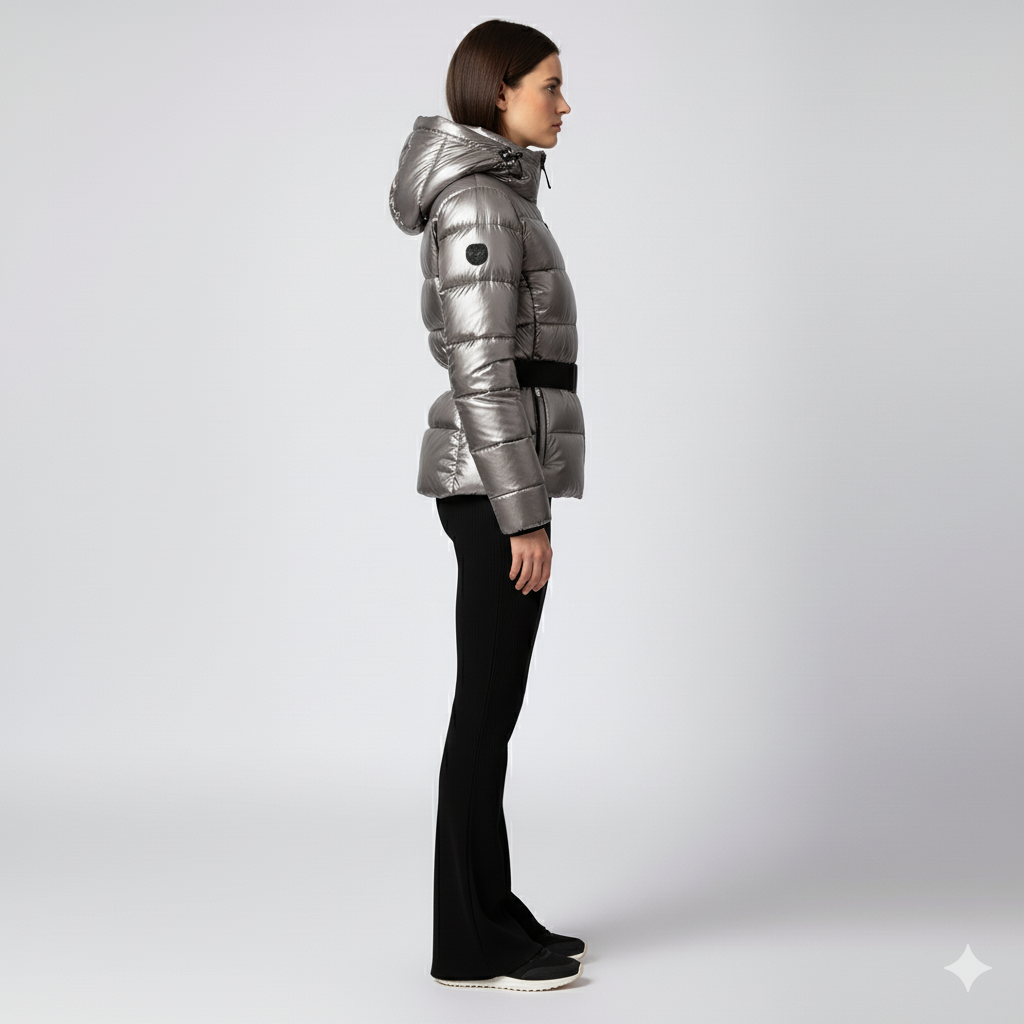 Averna | FrostLine Outerwear - Stylish Women’s Cotton Jacket with Waist Detail