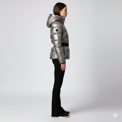 Averna | FrostLine Outerwear - Stylish Women’s Cotton Jacket with Waist Detail