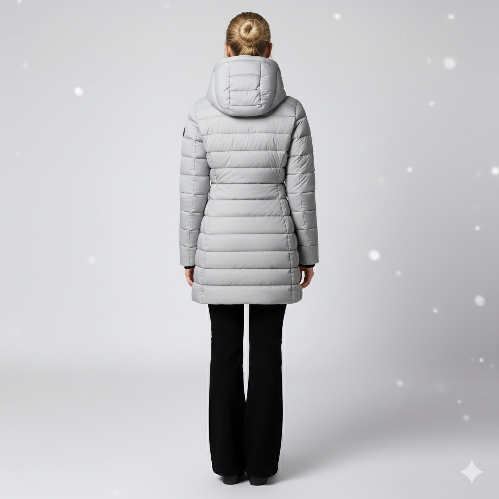 Laiza | Puffer Jacket - Hooded Full-Zip Winter Outerwear for Women