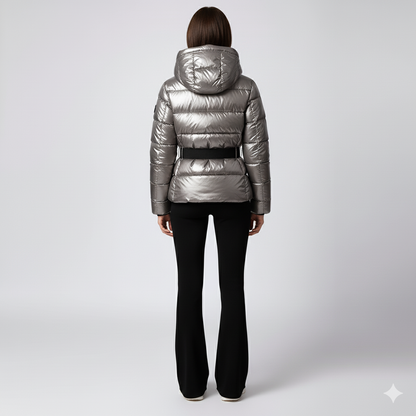 Averna | FrostLine Outerwear - Stylish Women’s Cotton Jacket with Waist Detail