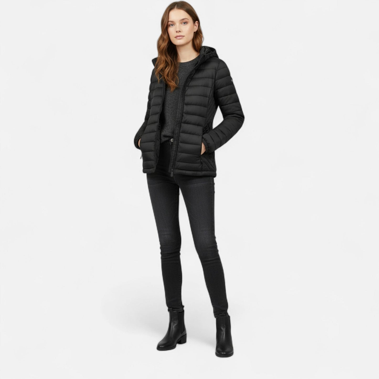 Women’s Lightweight Hooded Winter Jacket