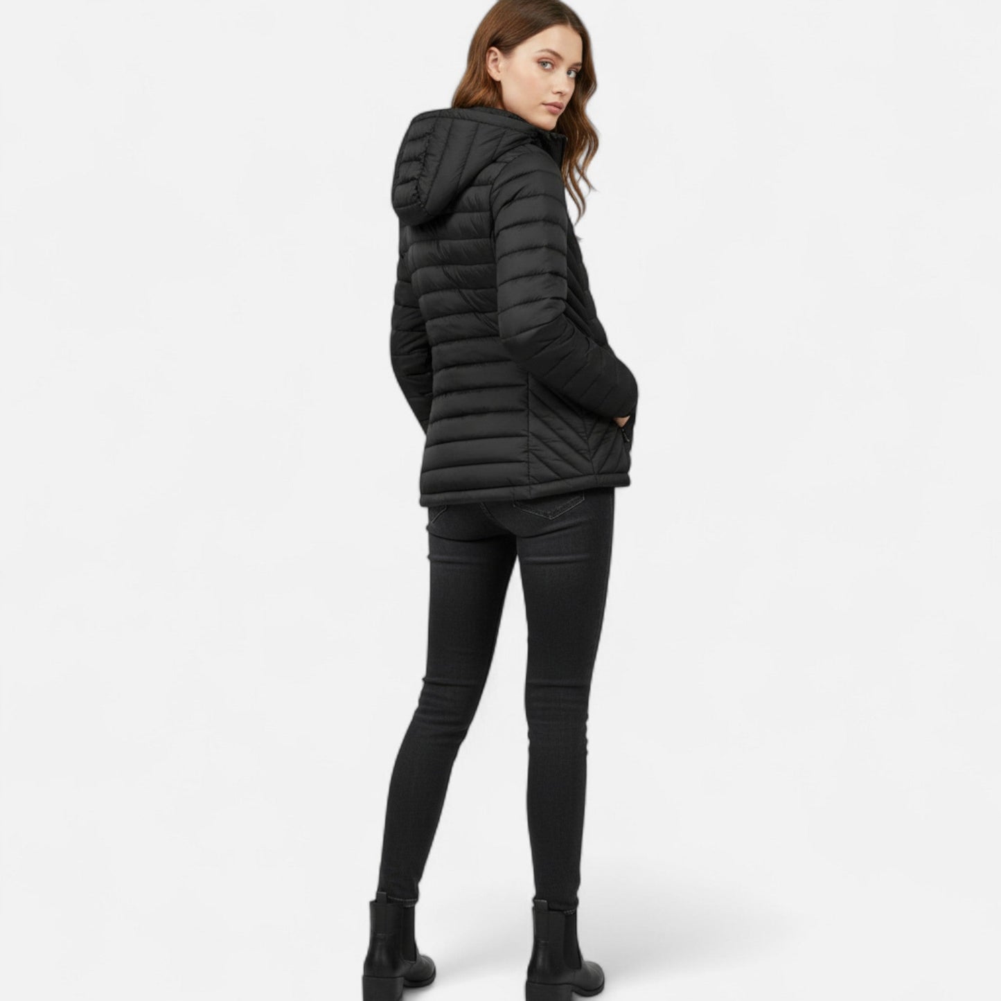 Women’s Lightweight Hooded Winter Jacket