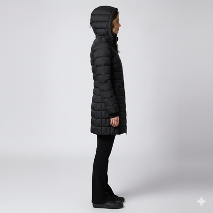 Laiza | Puffer Jacket - Hooded Full-Zip Winter Outerwear for Women
