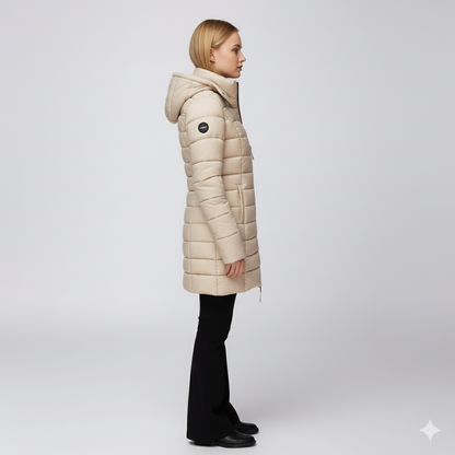 Laiza | Puffer Jacket - Hooded Full-Zip Winter Outerwear for Women