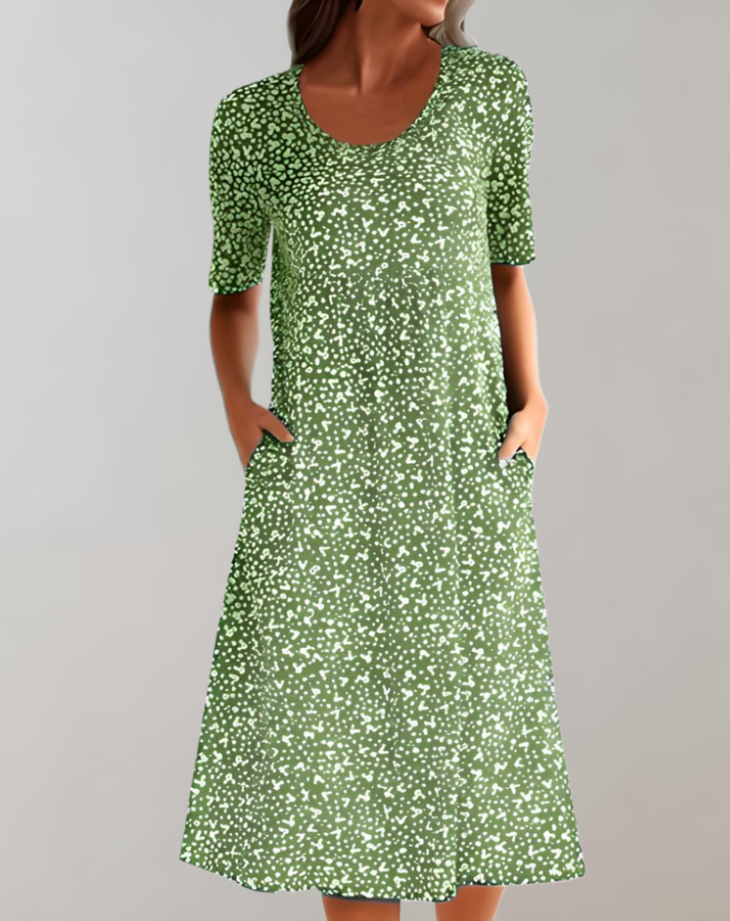Solea – Summer V-Neck Casual Dress
