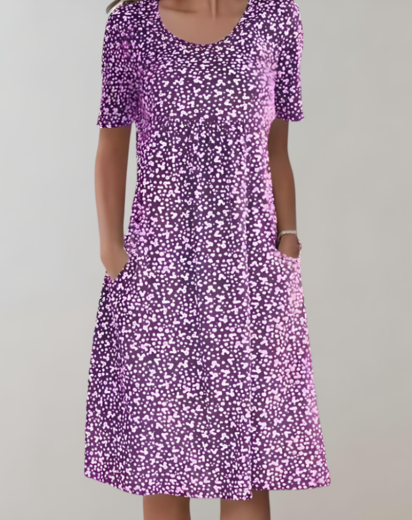 Solea – Summer V-Neck Casual Dress