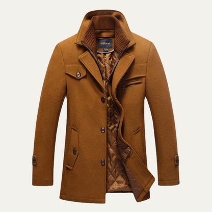 The Stonemont Men’s Smart Casual Wool Blend Winter Coat