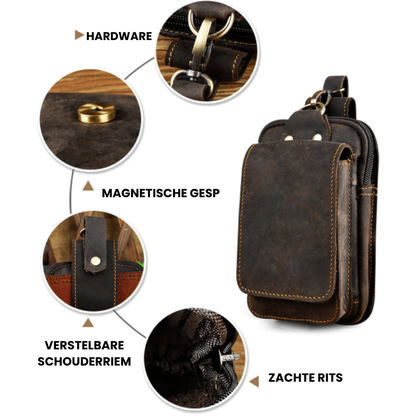 UrbanCarry | Compact Mini PU Leather Shoulder Bag for Everyday Use