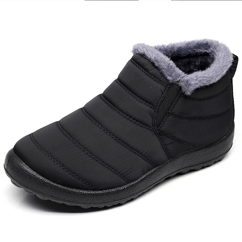 Luxury Mens Slip-On Boots with Fur Lining - BritishElegance