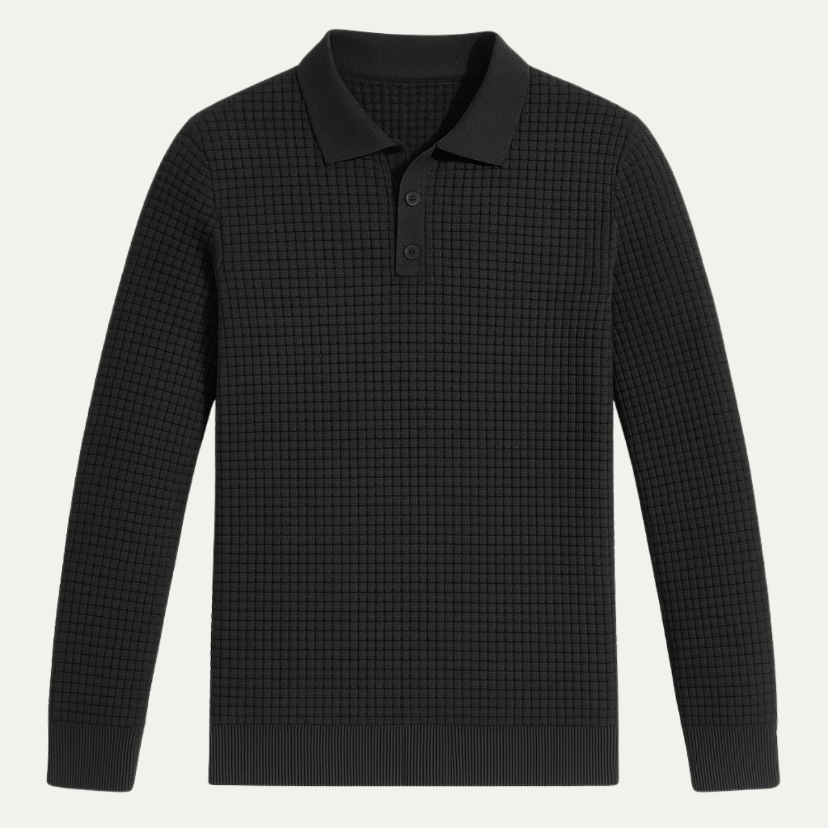 The Ravello Men's Textured Lightweight Knit Polo Shirt