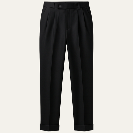 The Montepulciano Men's Slim Fit Casual Straight Dress Trousers