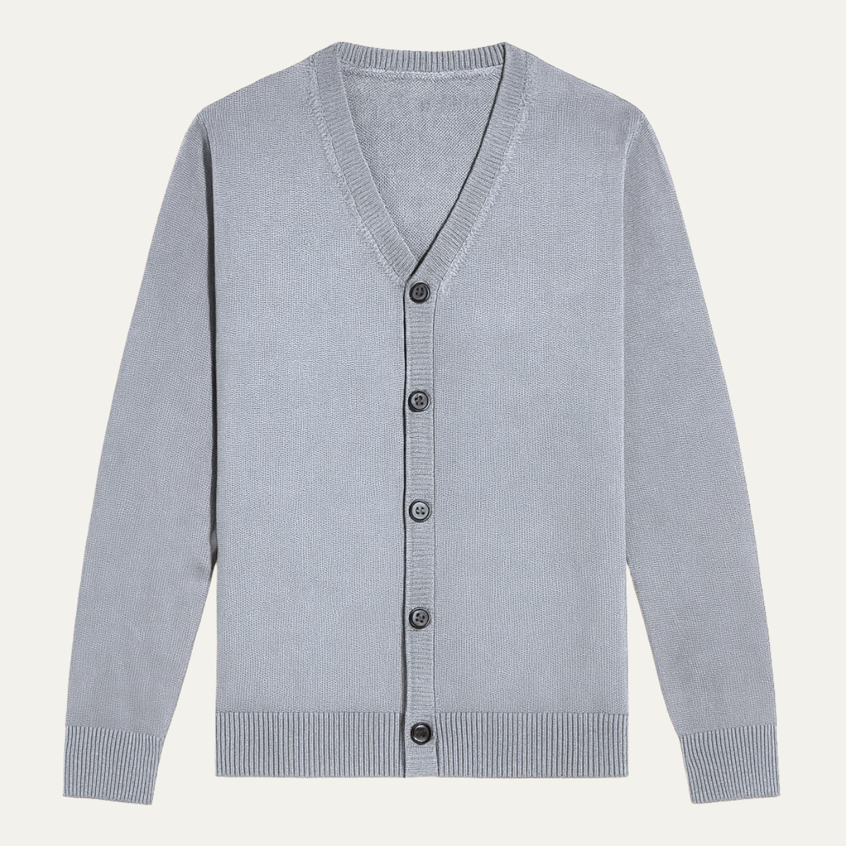 The Malvern Men’s Casual V Neck Lightweight Button Cardigan