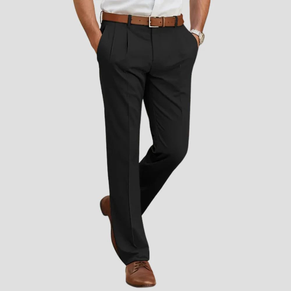 Men’s Relaxed Pleated Trousers