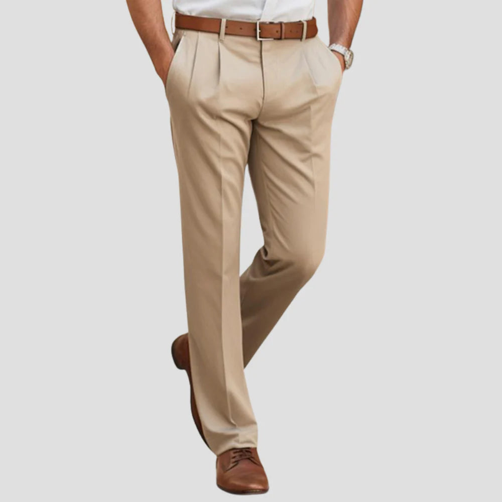Men’s Relaxed Pleated Trousers