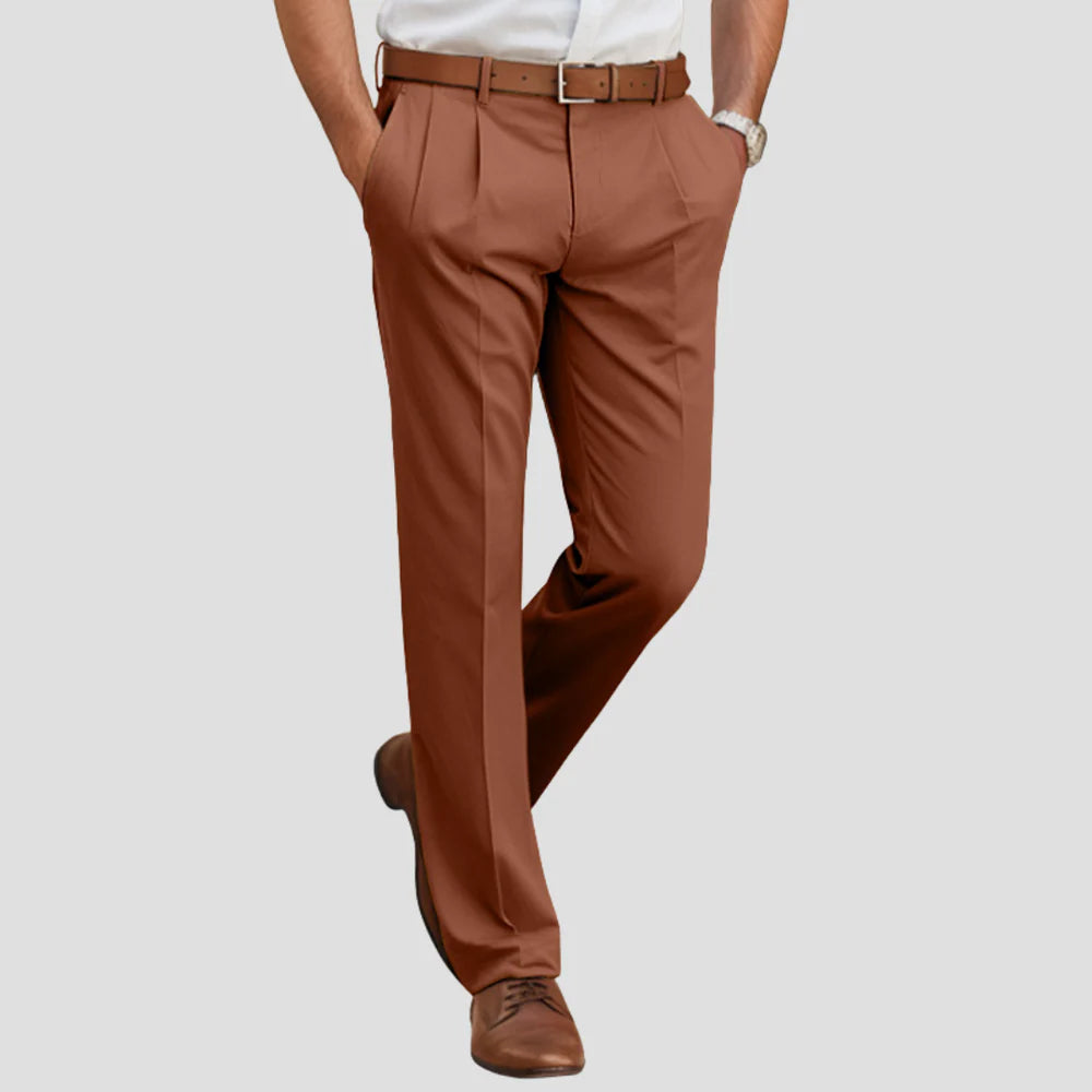 Men’s Relaxed Pleated Trousers