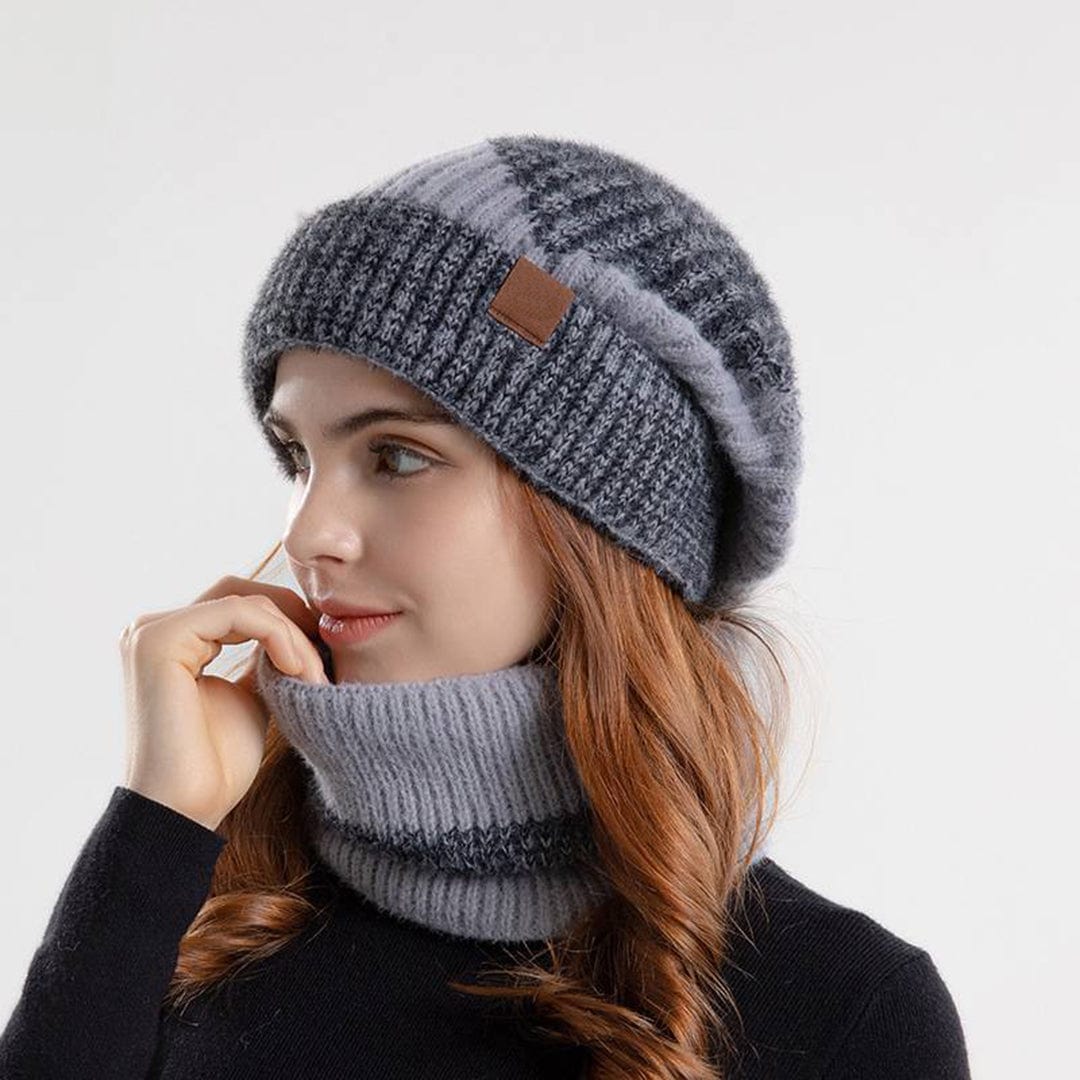 Classic Winter Hat and Scarf Set