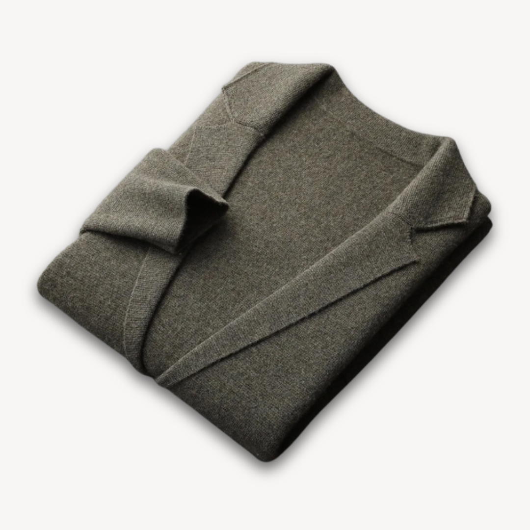 Men's Casual Cashmere Wool Blend Blazer, Lightweight, Adults