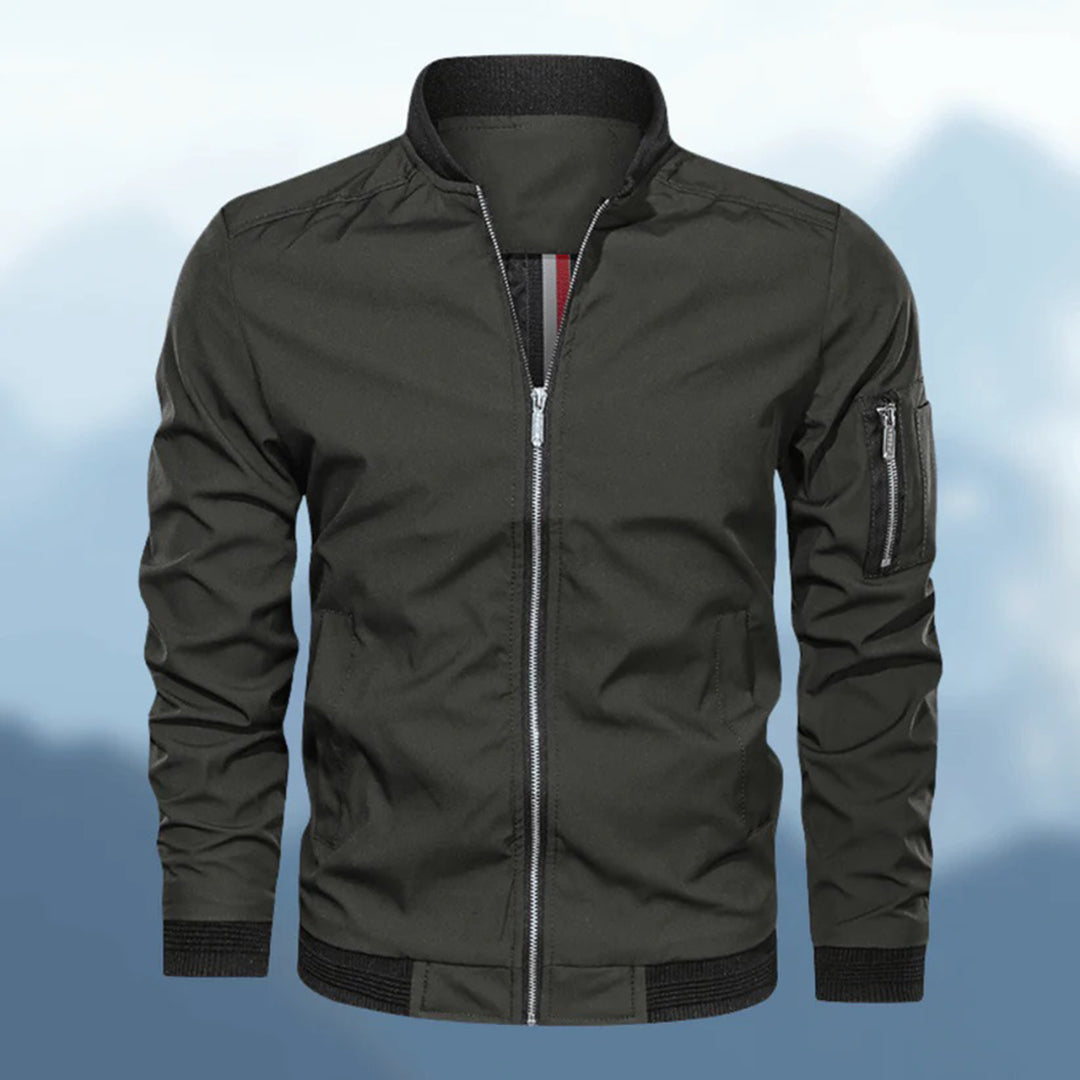 Slim Fit Black Leather Jacket